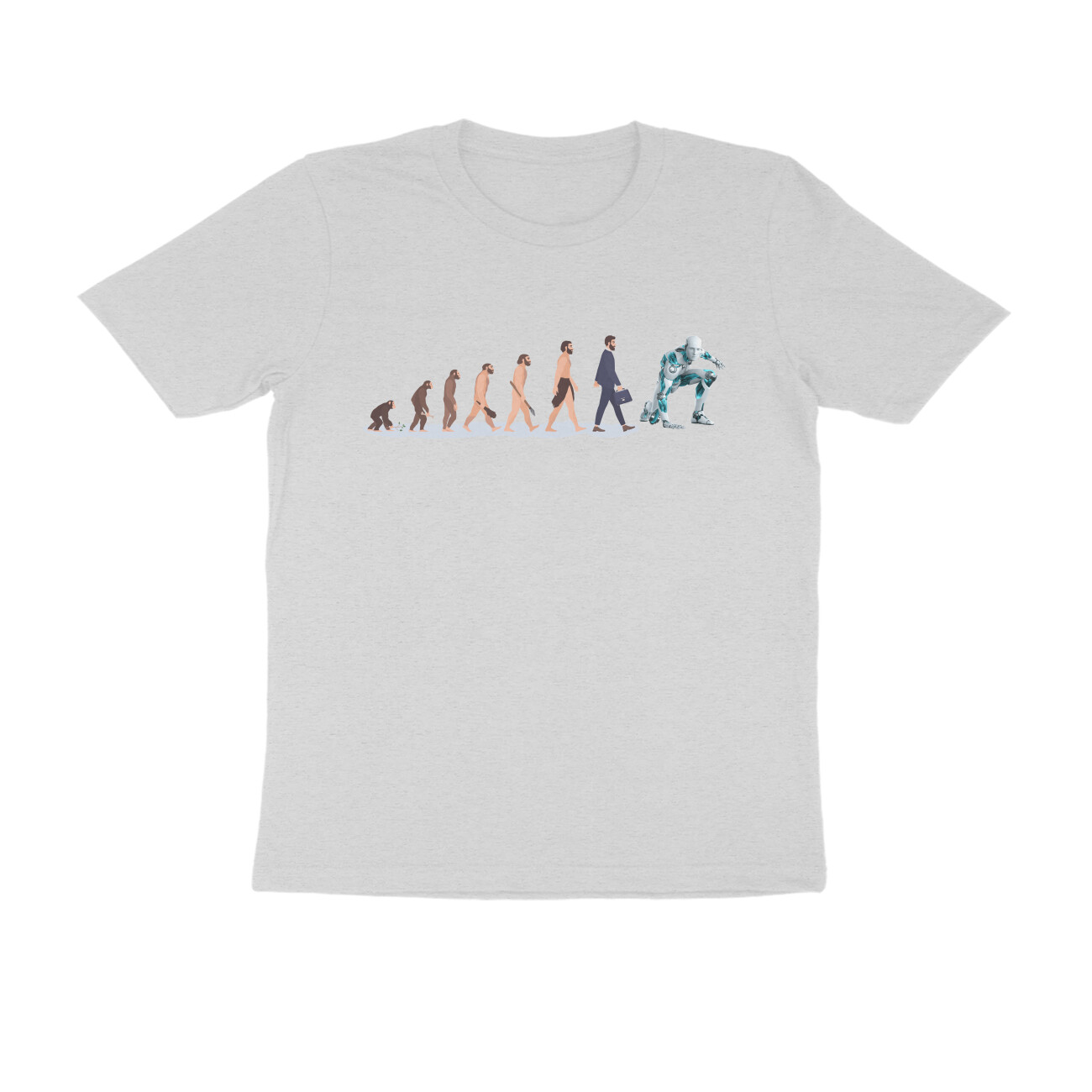 Human Evolution 2.0 T-shirt For Men - Image 3