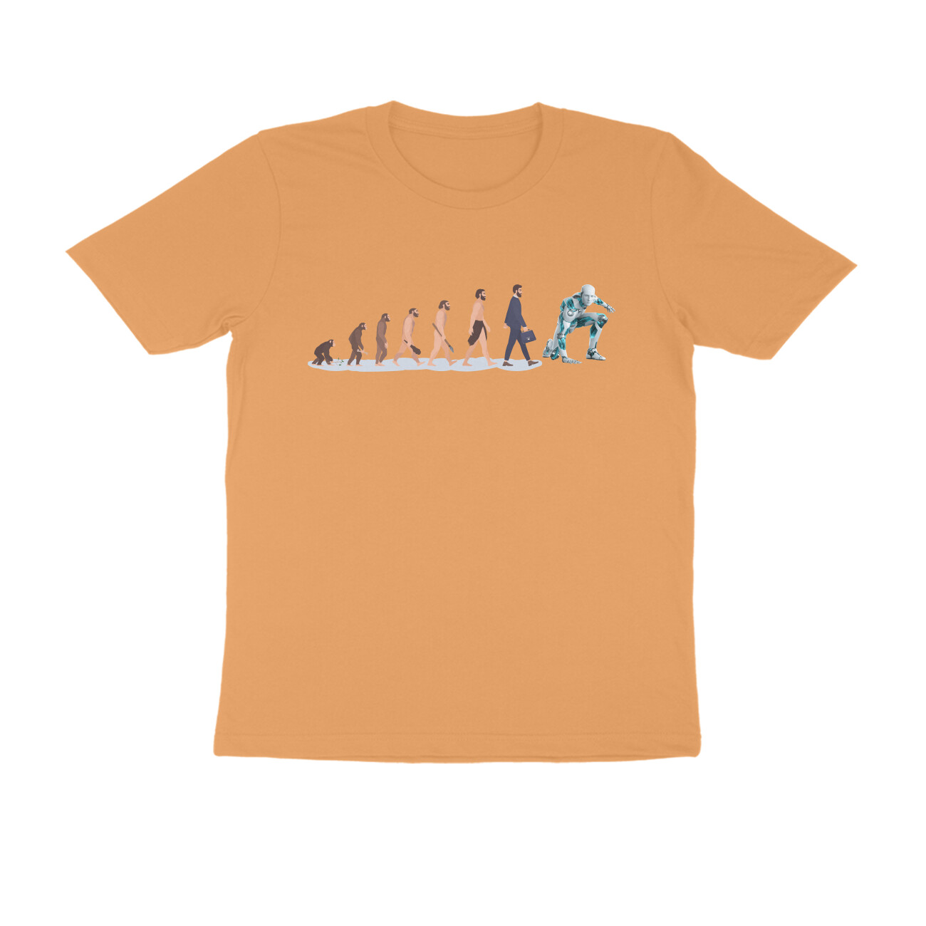 Human Evolution 2.0 T-shirt For Men - Image 7