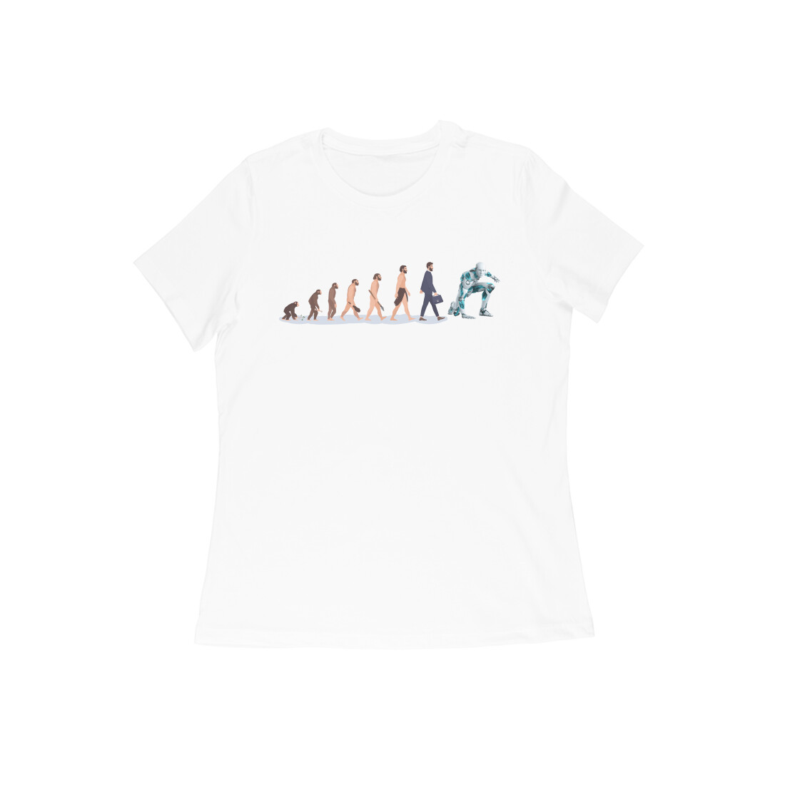 Human Evolution 2.0 T-shirt For Women - Image 11