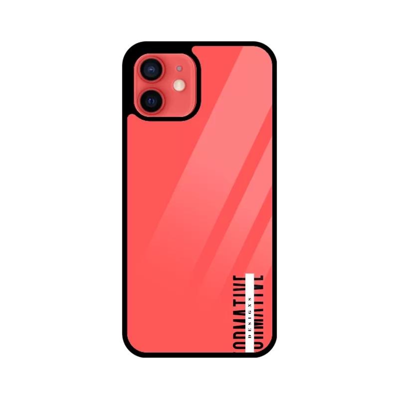 Apple iPhone Cover (Brick Red) - Image 4