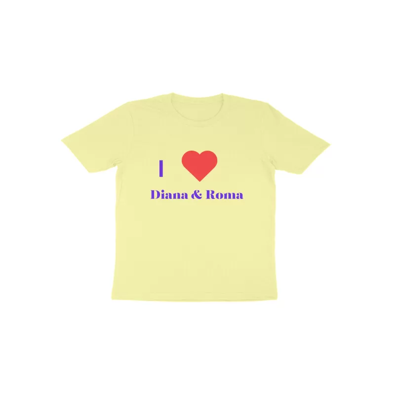 I love Diana & Roma Tshirt for Girl - Image 3