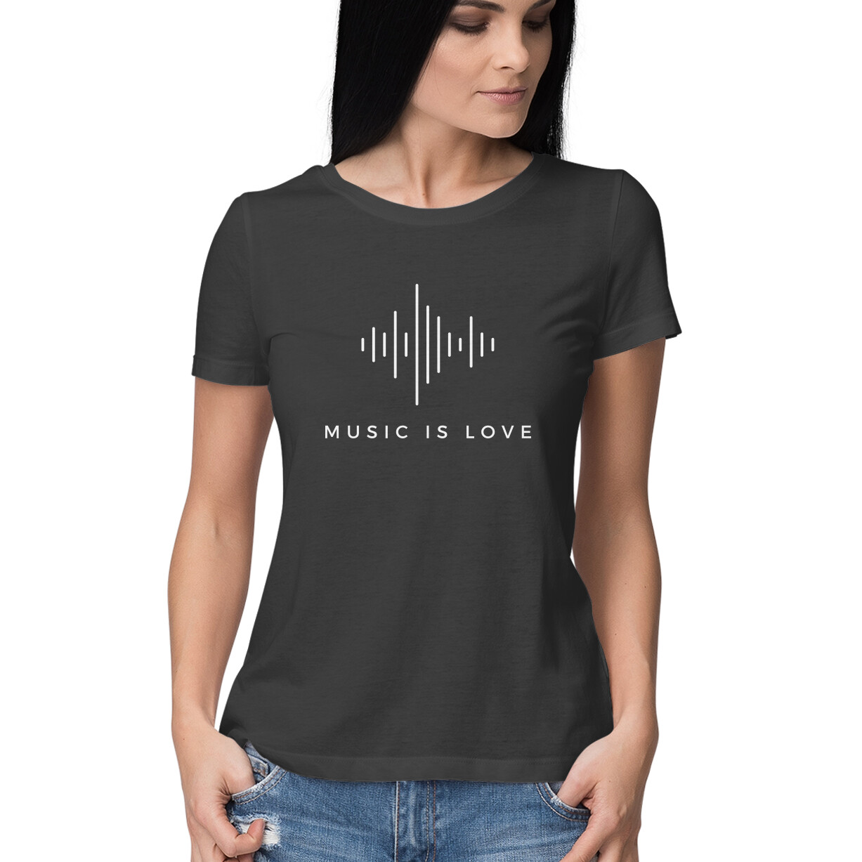 Music Is Love T-shirt For Women