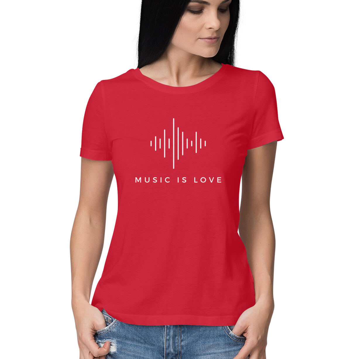 Music Is Love T-shirt For Women - Image 8