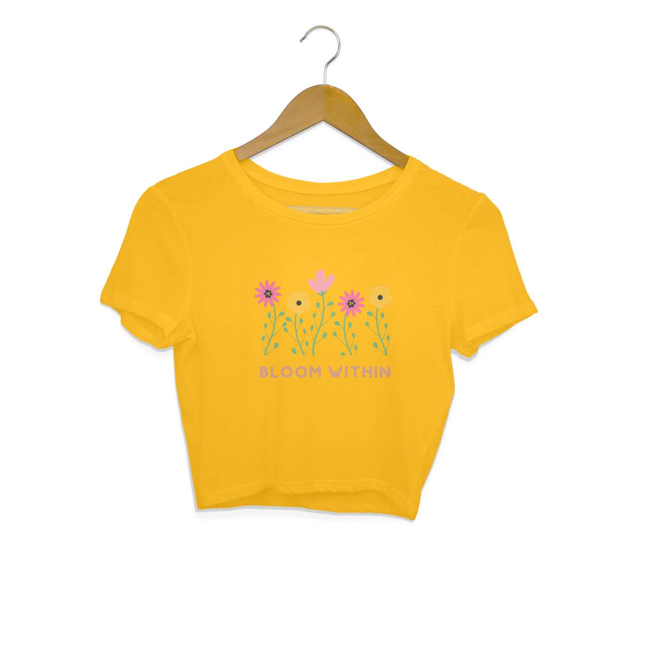 Bloom Within Spring Crop Top For Women - Image 3