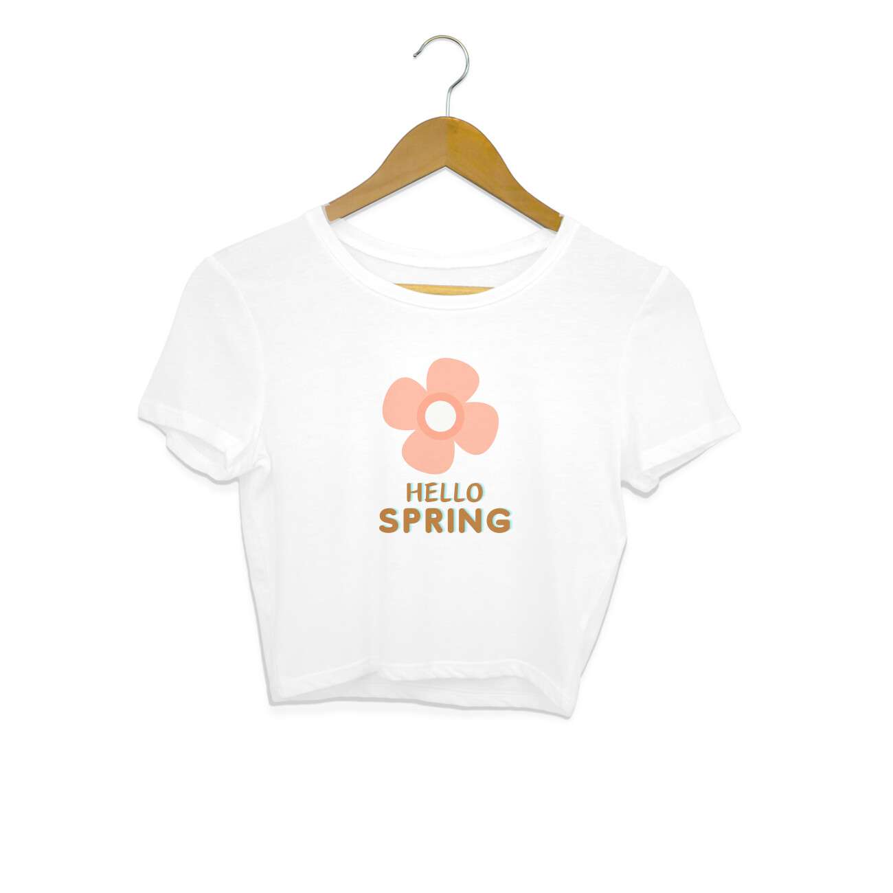Hello Spring Crop Top For Women - Image 7