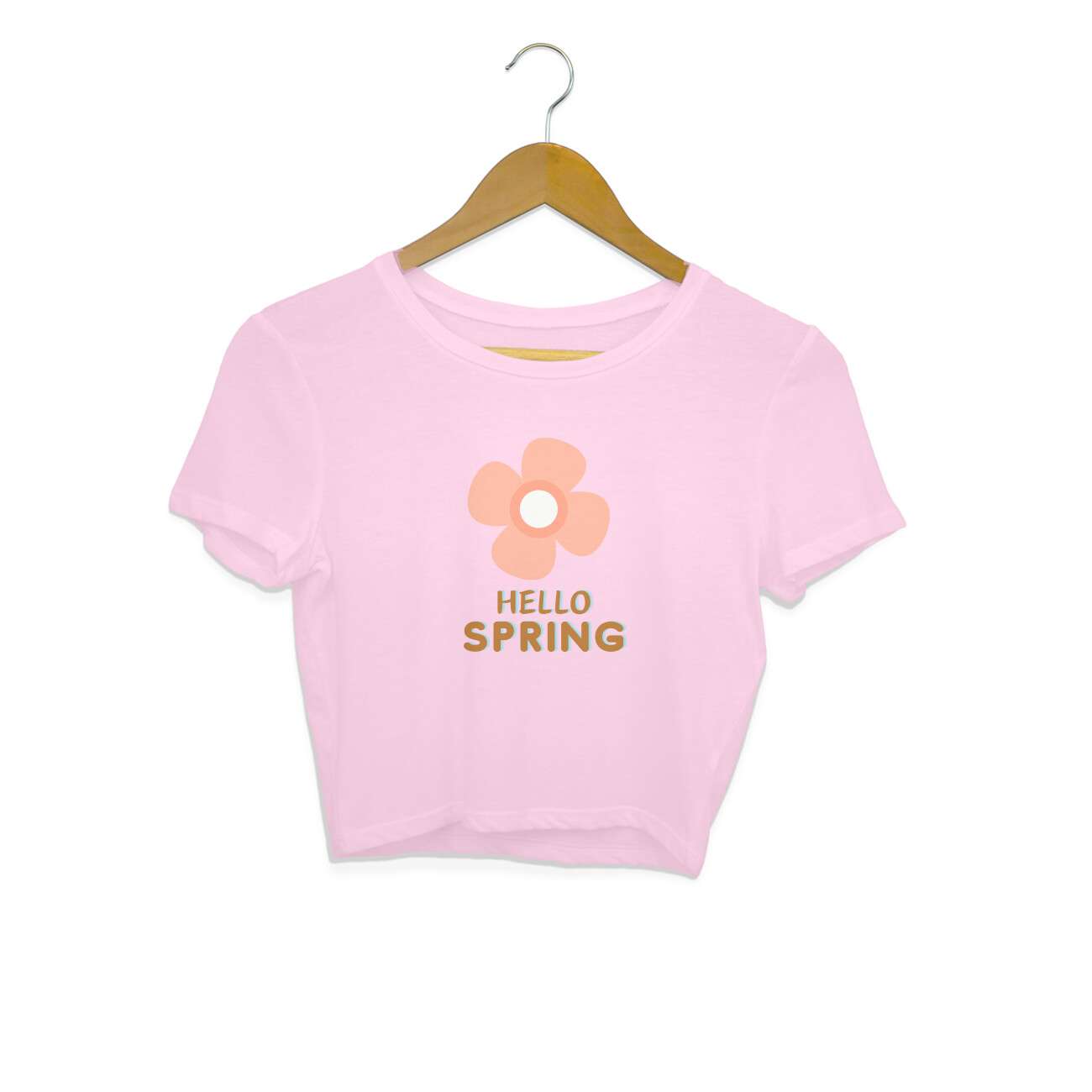 Hello Spring Crop Top For Women - Image 9