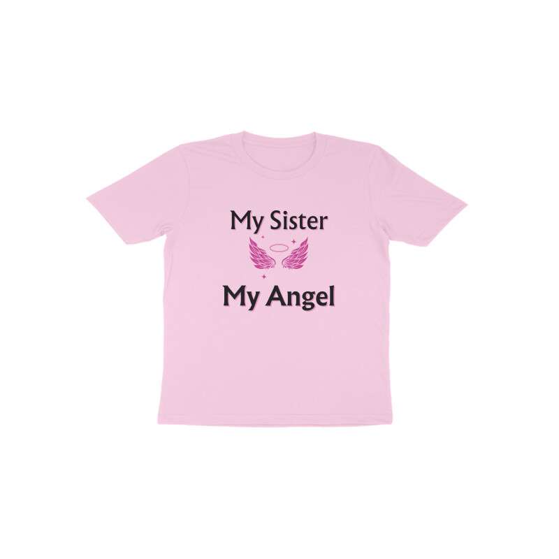 My Sister My Angel Round Neck Tshirt For Boy - Image 3