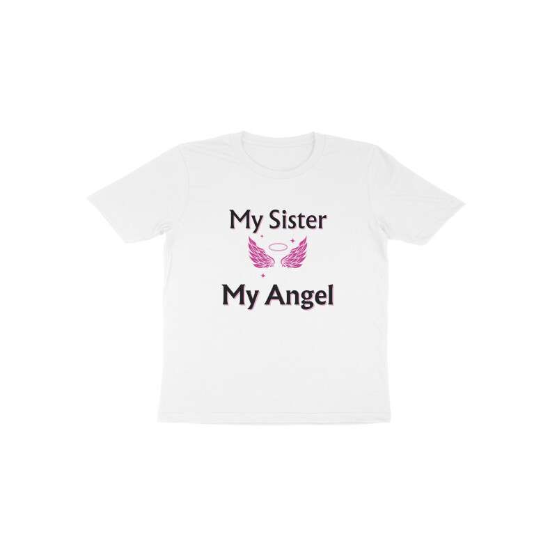 My Sister My Angel Round Neck Tshirt For Boy - Image 11