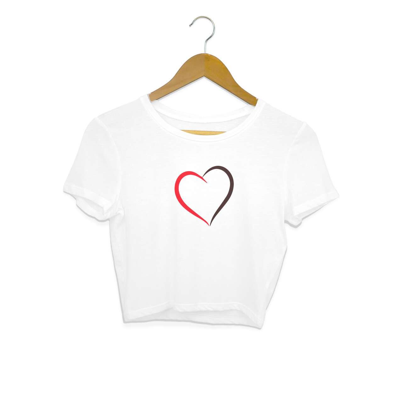 Love And Hate Crop Top For Women - Image 7