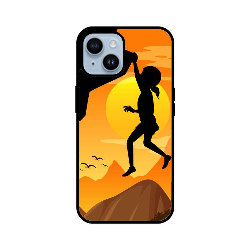 Hanging Boy iPhone Glass Back Cover - Image 5