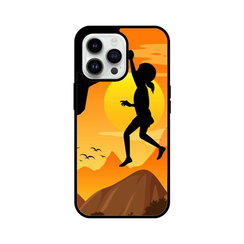Hanging Boy iPhone Glass Back Cover - Image 7