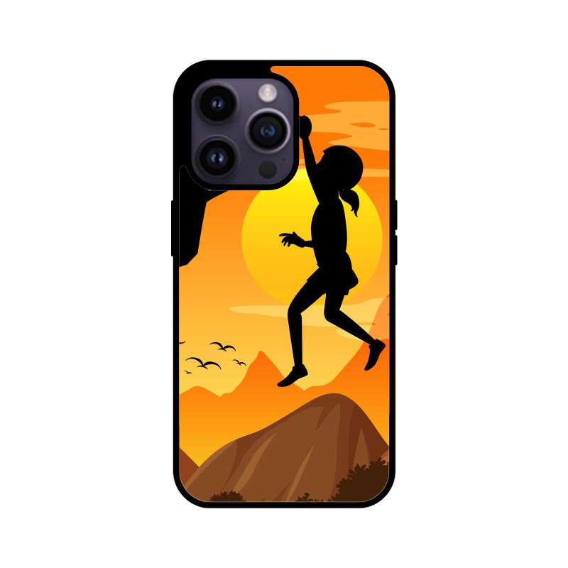 Hanging Boy iPhone Glass Back Cover - Image 8