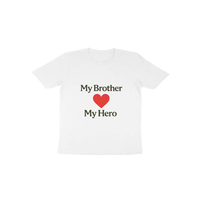 My Brother My Hero Tshirt For Girl Kid